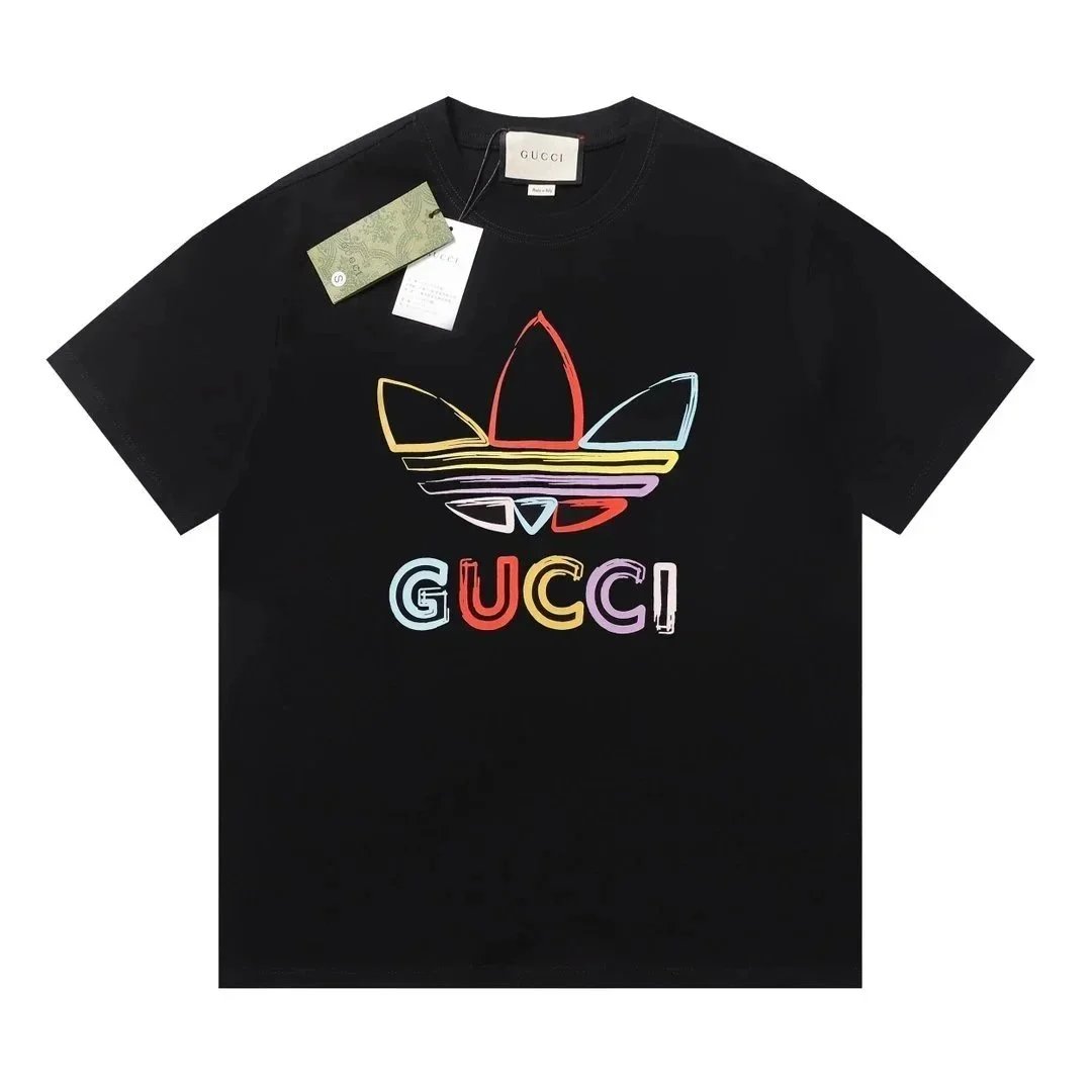 Gucci T-Shirts Short-Sleeve Logo Graphic image 8