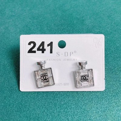 S·DP Chanel No.5 Perfume Bottle Stud Earrings