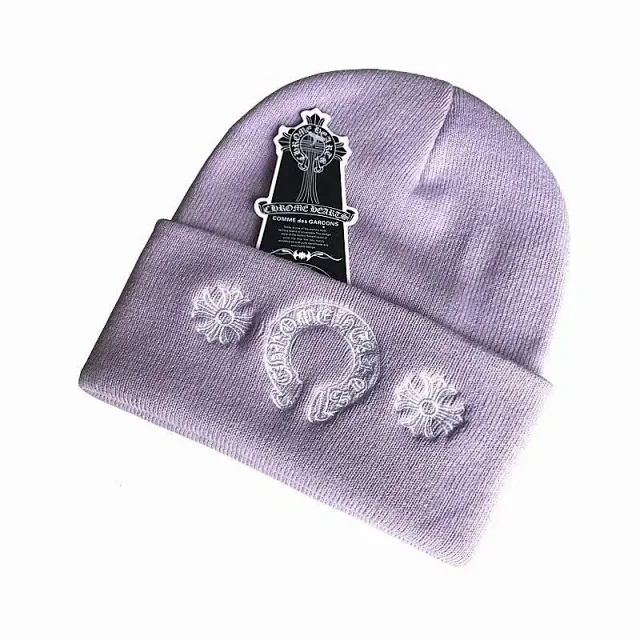 Chrome Hearts Hats Embroidered cross-motif beanie product detail image 19