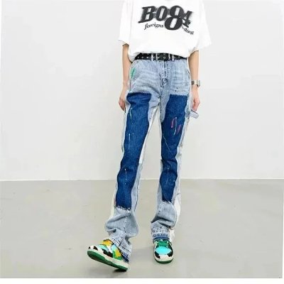 Custom Patchwork Denim Jeans [15 styles]