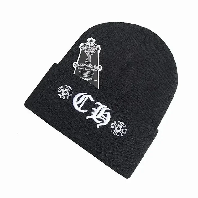 Chrome Hearts Hats Embroidered cross-motif beanie product detail image 18