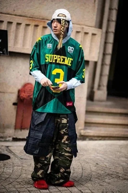 Supreme Football Jerseys Number 3 Star Graphic Jersey image 7