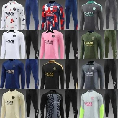 Paris Saint-Germain Training Kit (Long-Sleeve Top + Pants) [30 styles]