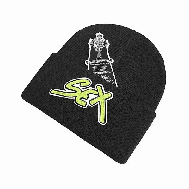 Chrome Hearts Hats Embroidered cross-motif beanie product detail image 13