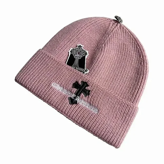 Chrome Hearts Hats Embroidered cross-motif beanie product detail image 35