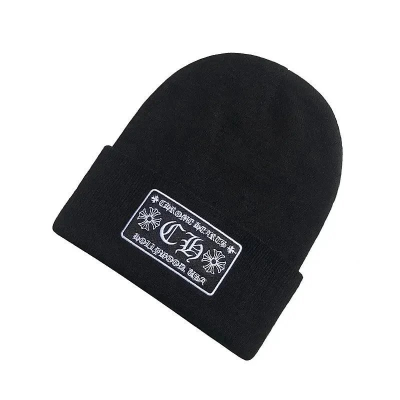 Chrome Hearts Hats Embroidered cross-motif beanie image 8