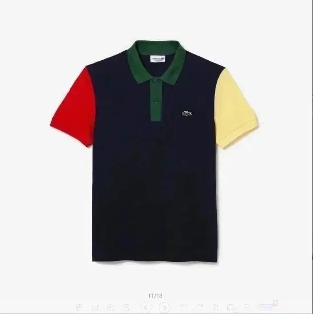 Lacoste Shirts Short-sleeve polo shirt with crocodile chest patch — 31