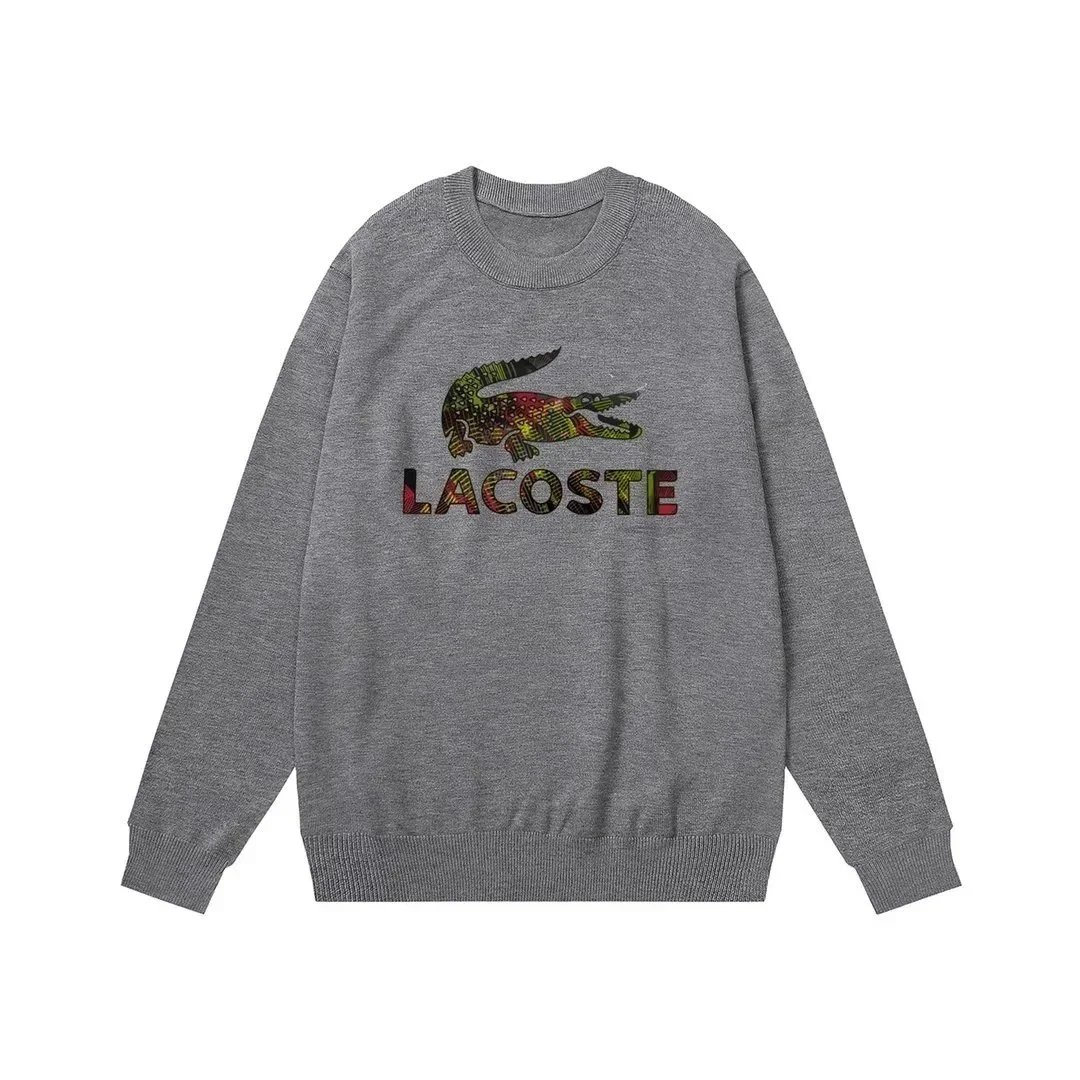Lacoste Knitwear Crewneck crocodile-logo sweater — 25