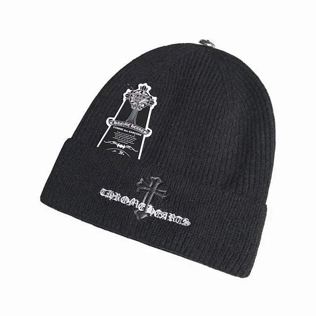 Chrome Hearts Hats Embroidered cross-motif beanie product detail image 29
