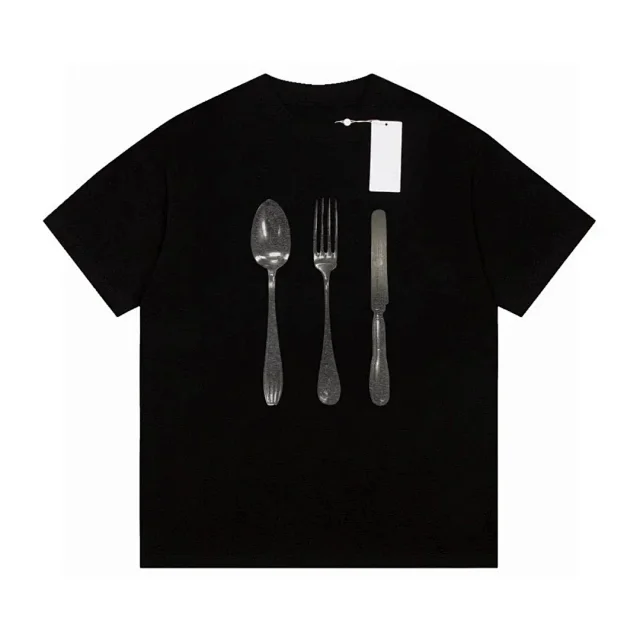MM6 Maison Margiela T-Shirts Numbered logo print short-sleeve T-shirt product detail image 7