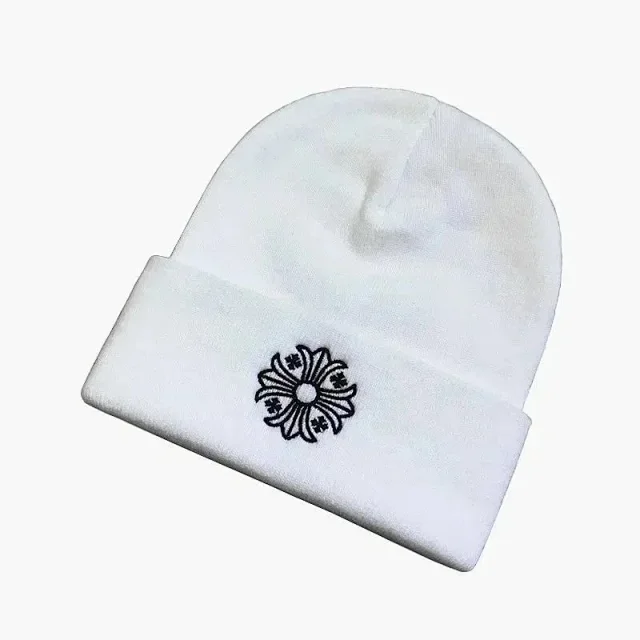 Chrome Hearts Hats Embroidered cross-motif beanie product detail image 5