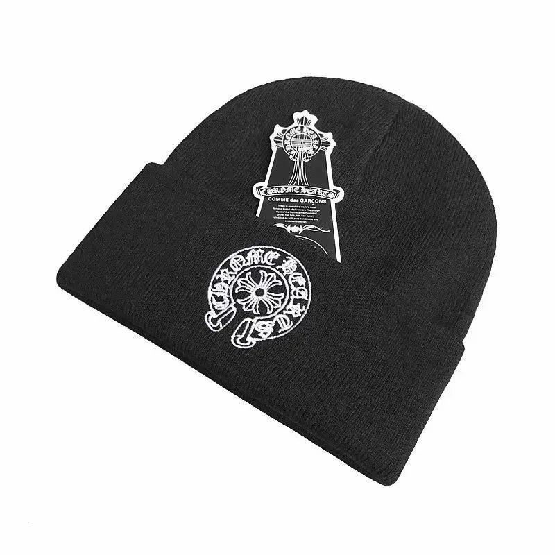Chrome Hearts Hats Embroidered cross-motif beanie image 6