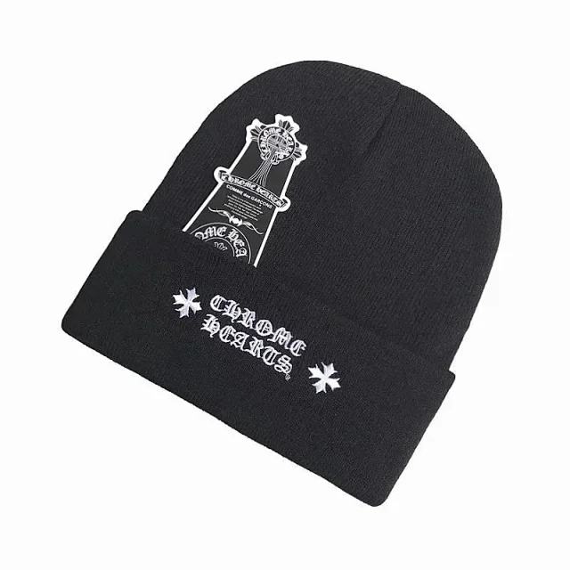 Chrome Hearts Hats Embroidered cross-motif beanie product detail image 16
