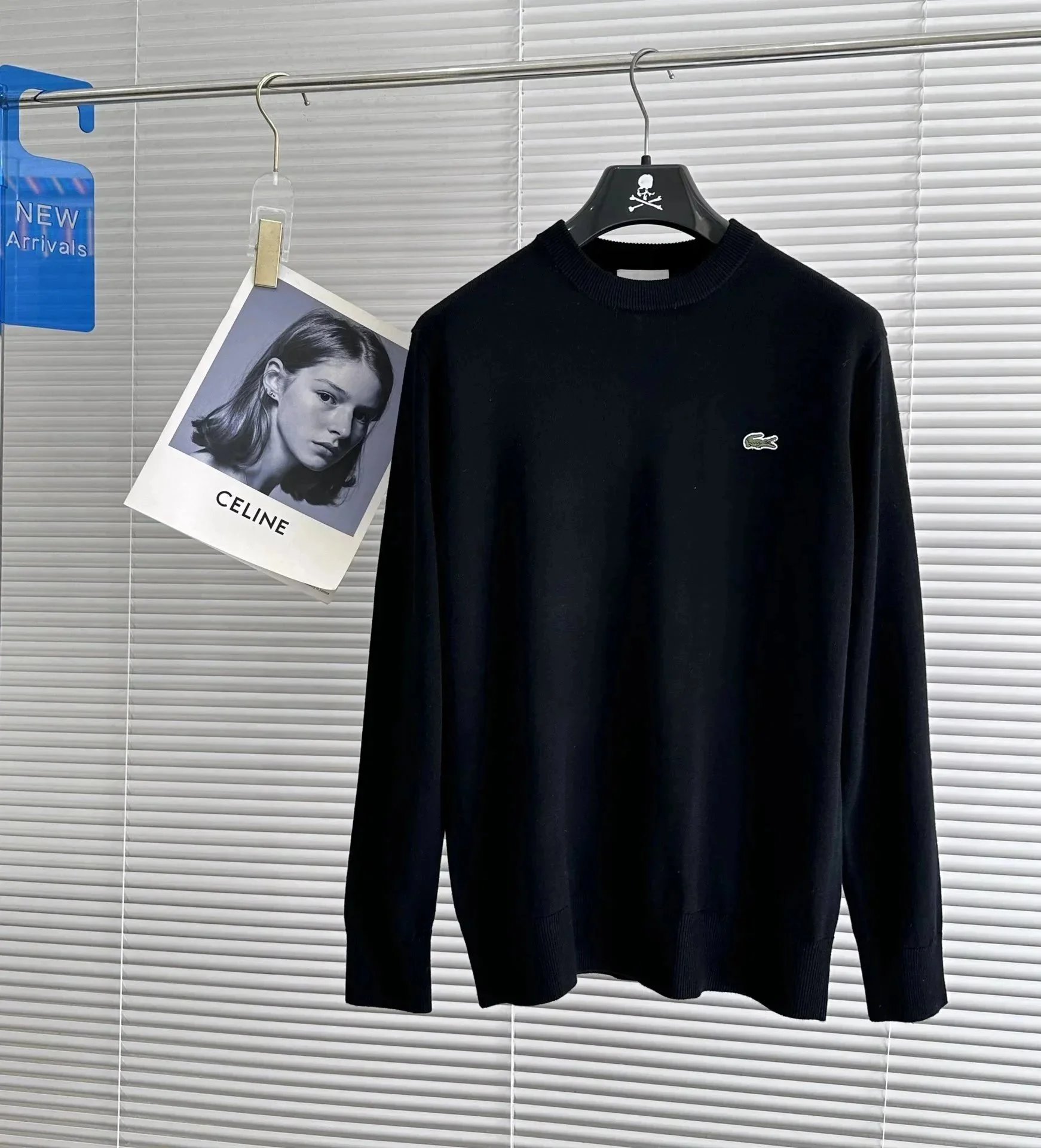 Lacoste Knitwear Crewneck crocodile-logo sweater — 2