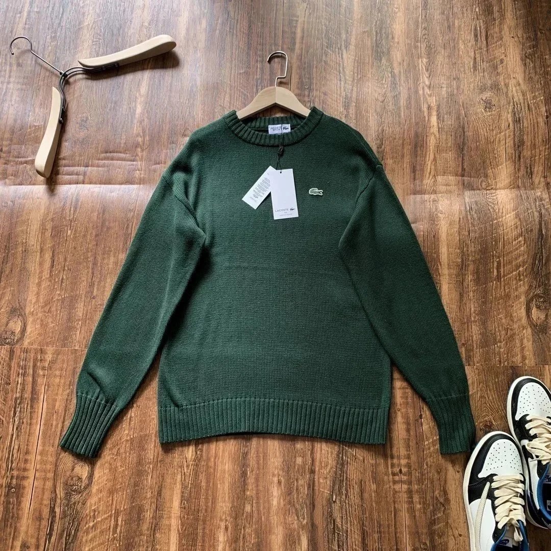 Lacoste Knitwear Crewneck crocodile-logo sweater image 4