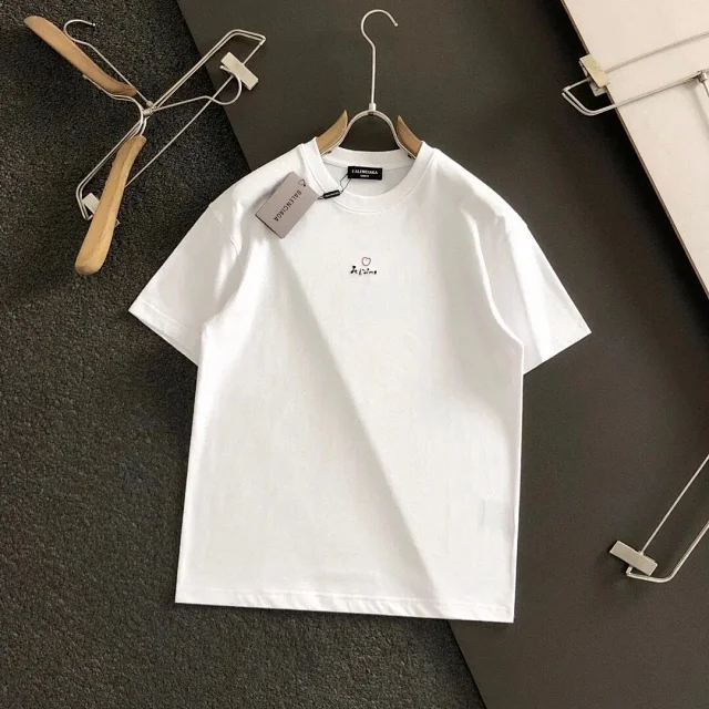 Balenciaga T-Shirts Short-Sleeve Logo Print product detail image 15