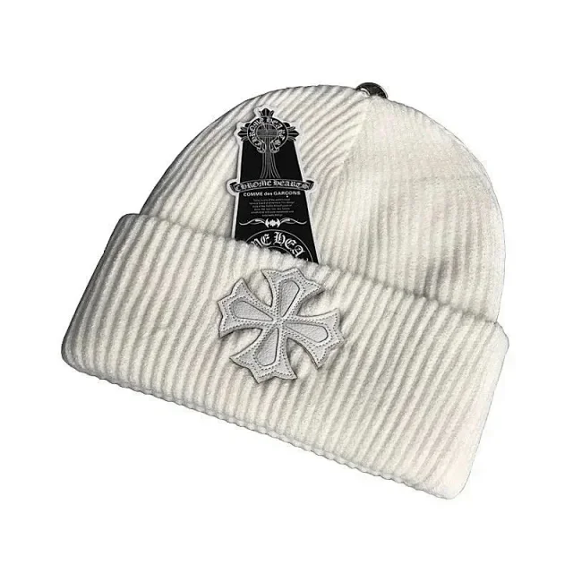 Chrome Hearts Hats Embroidered cross-motif beanie product detail image 25
