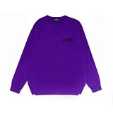 AMIRI Logo Long-Sleeve Crewneck Sweatshirt [9 styles]