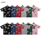 2666 Cotton Flower Print T-Shirt [6 styles]