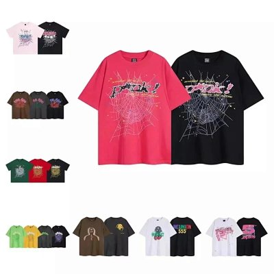 Pink! Spider Web Graphic T-Shirt [20 styles]