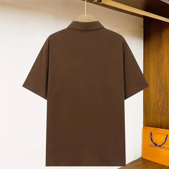 Dior T-Shirts Short-Sleeve Polo Shirt with Chest Logo product detail image 5