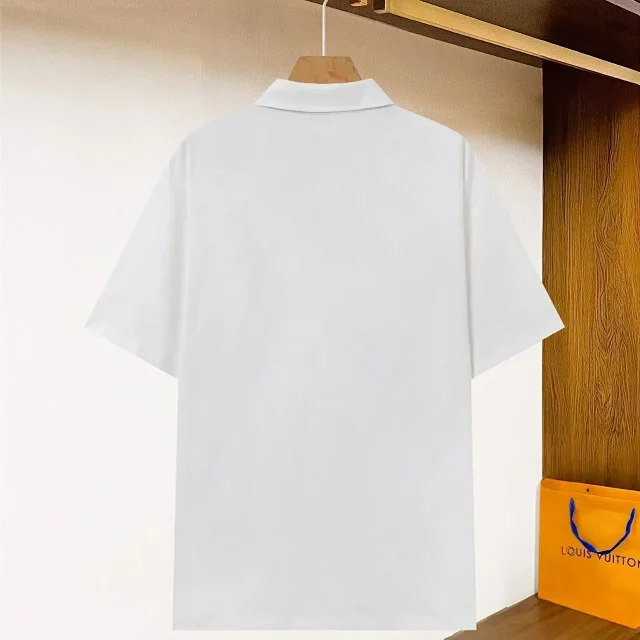 Dior T-Shirts Short-Sleeve Polo Shirt with Chest Logo product detail image 4