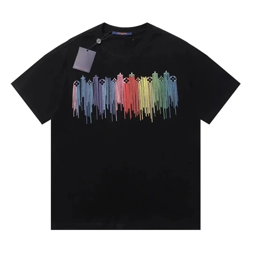 Louis Vuitton T-Shirts Short-Sleeve Graphic T-Shirt — 21