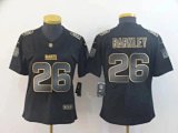 Nike New York Giants Saquon Barkley #26 Black Gold Limited Edition Jersey [17 styles]