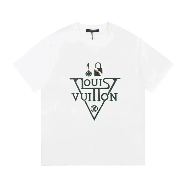 Louis Vuitton T-Shirts Short-Sleeve Logo Graphic product detail image 3