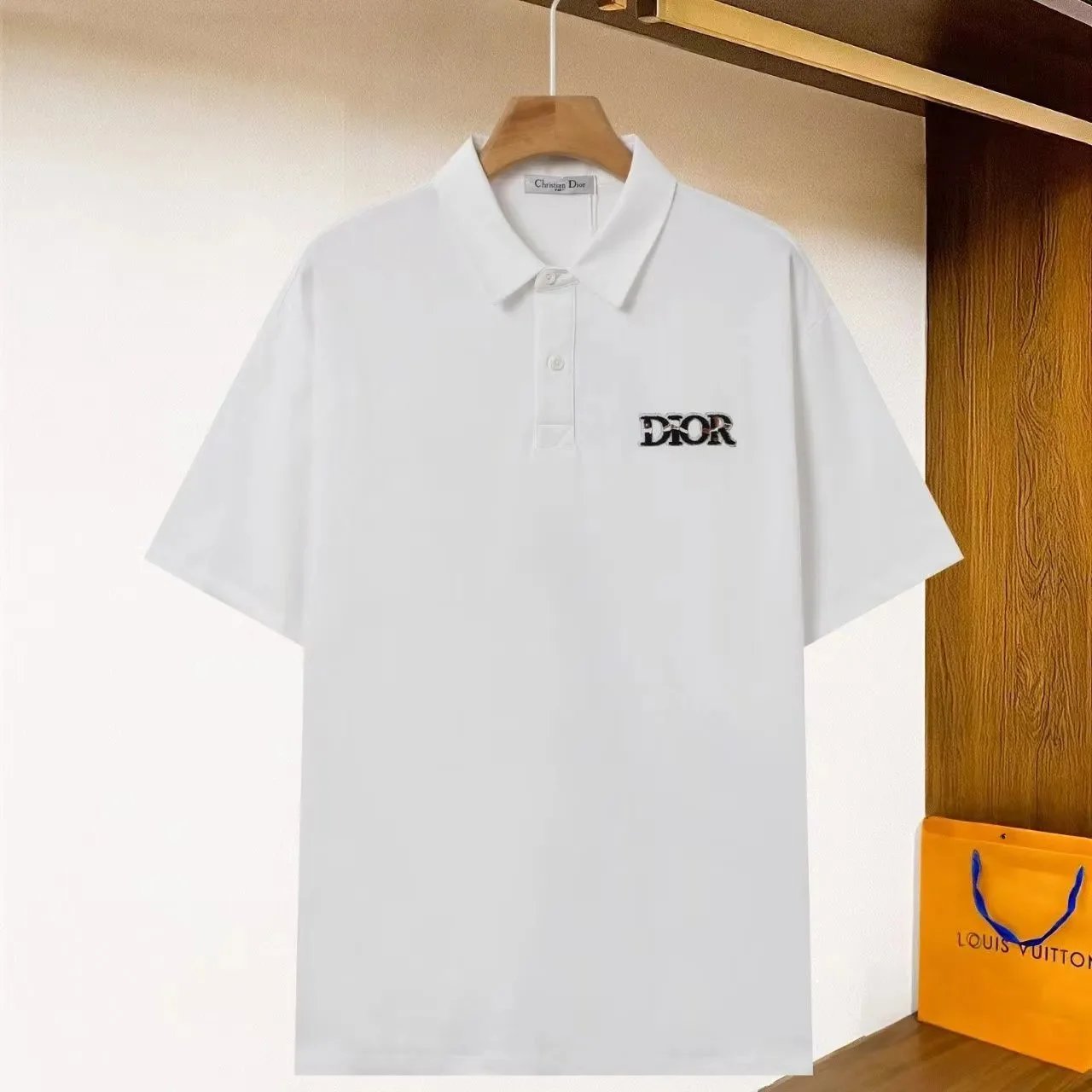 Dior Embroidered Logo Polo Shirt [3 styles]