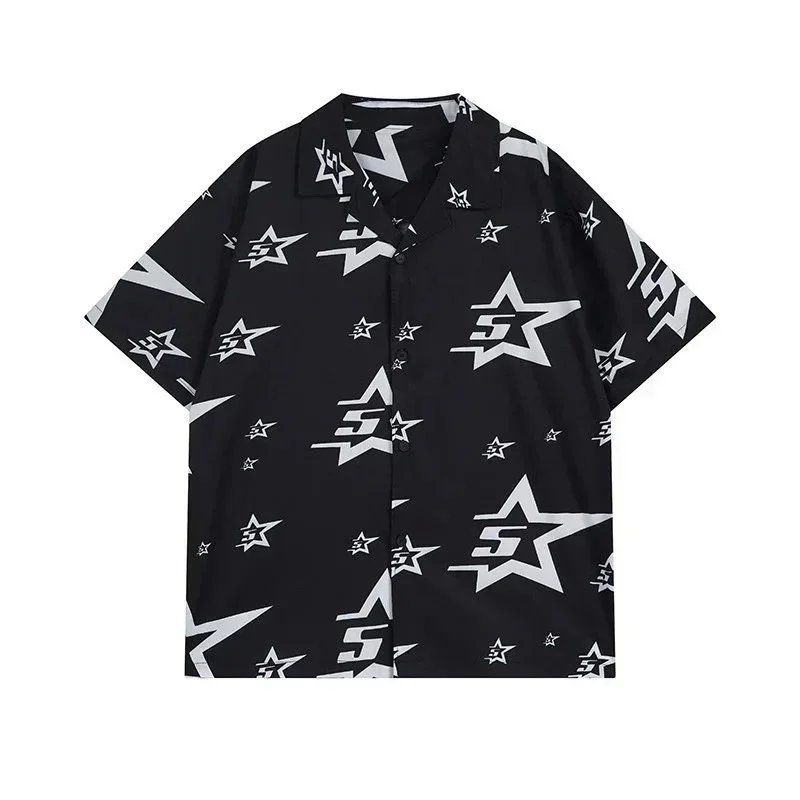 Unbranded Shirts Short-Sleeve Button-Up Star Print Shirt image 2