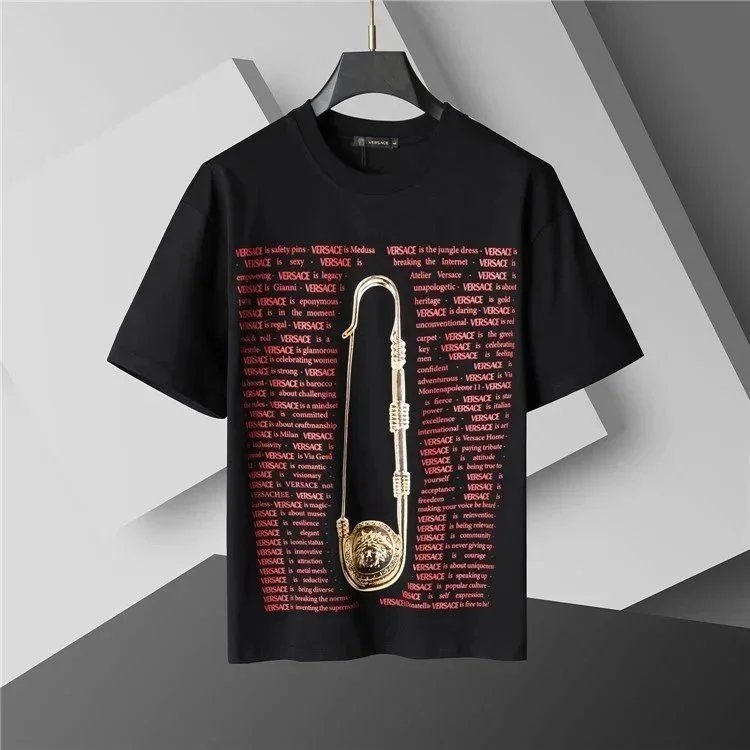 Versace T-Shirts Graphic Logo Print T-Shirt image 4