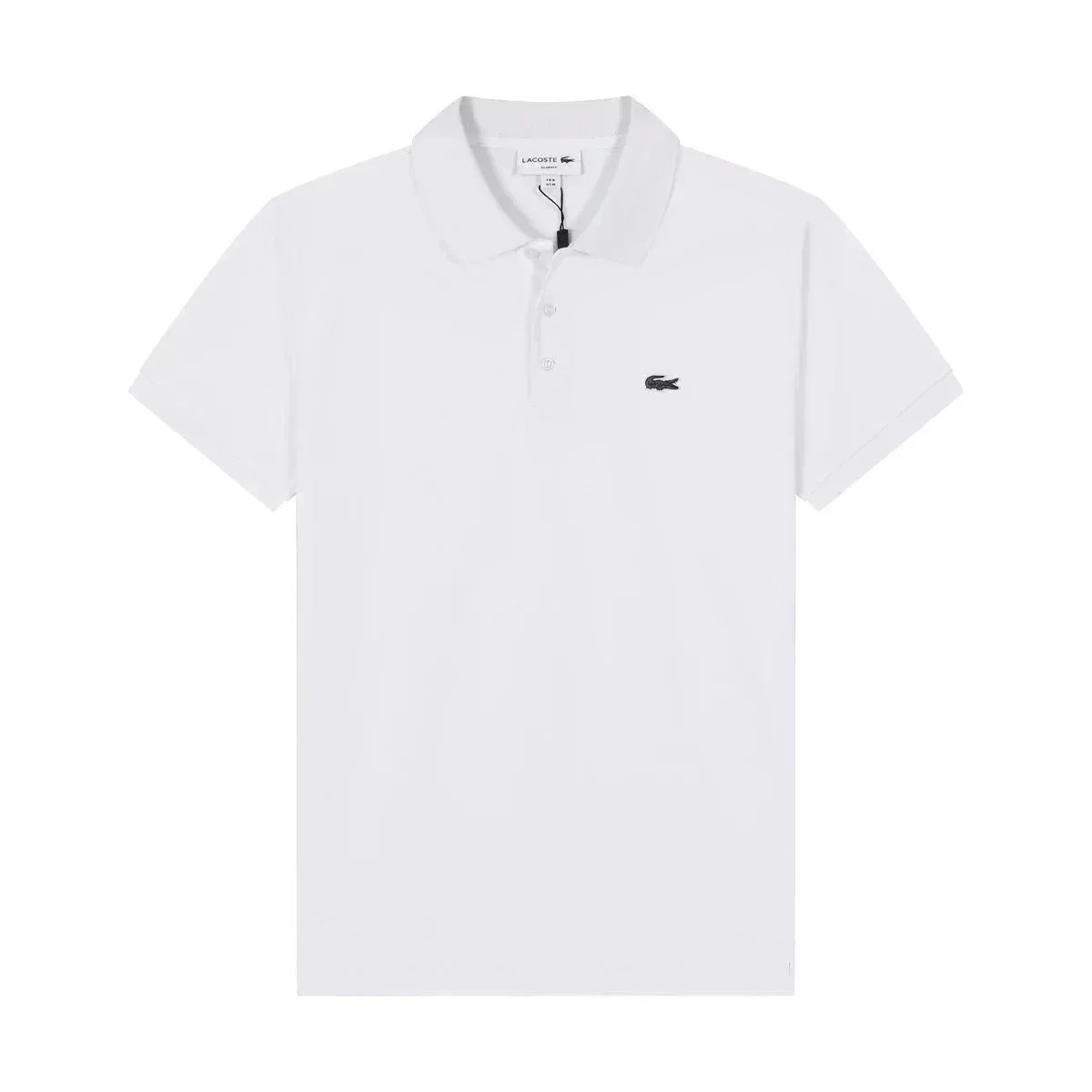 Lacoste Shirts Short-sleeve polo shirt with crocodile chest patch image 3
