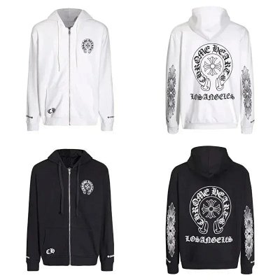 Chrome Hearts Los Angeles Logo Zip-Up Hoodie