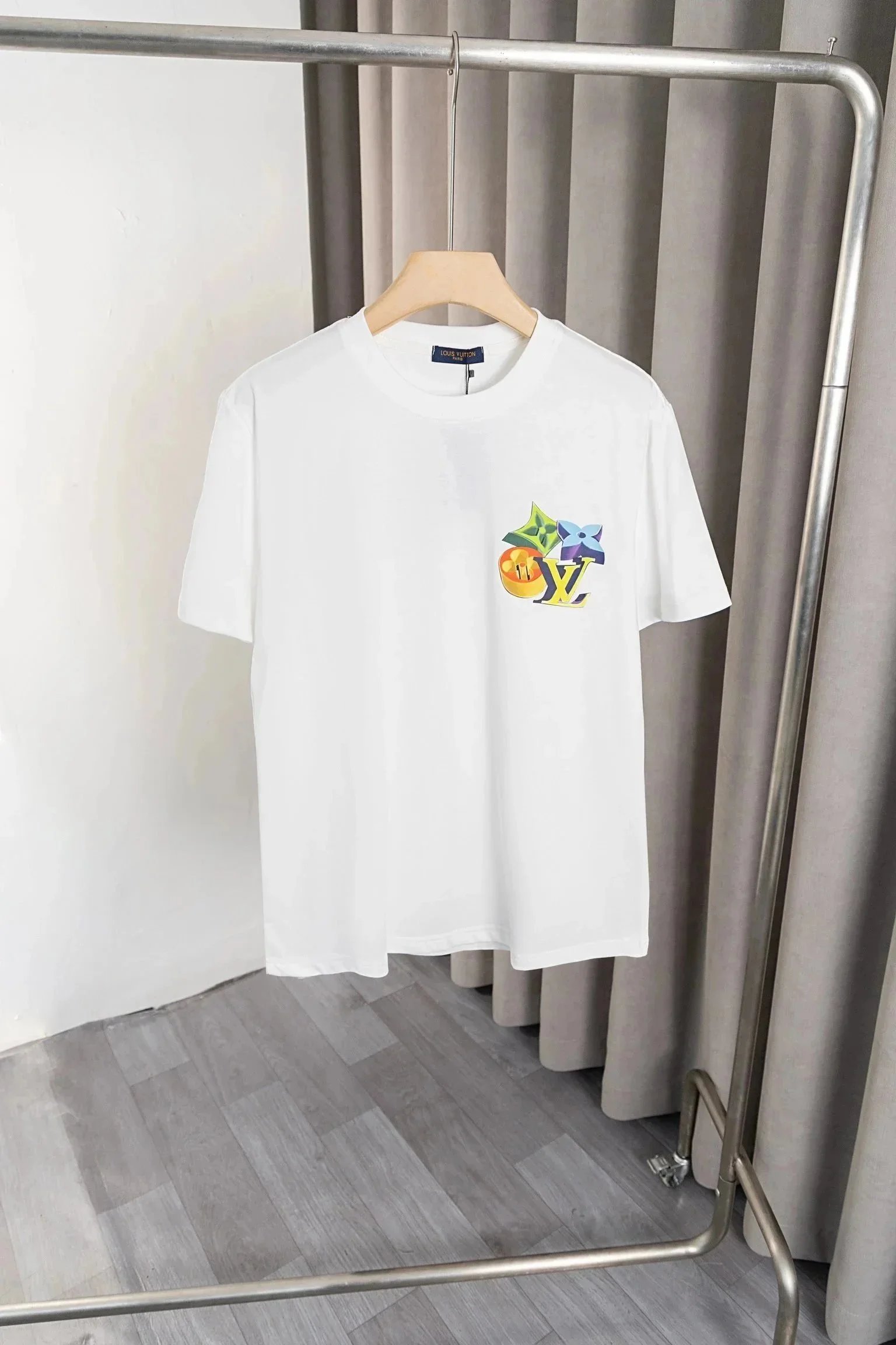 Versace T-Shirts Graphic Logo Print T-Shirt — 36