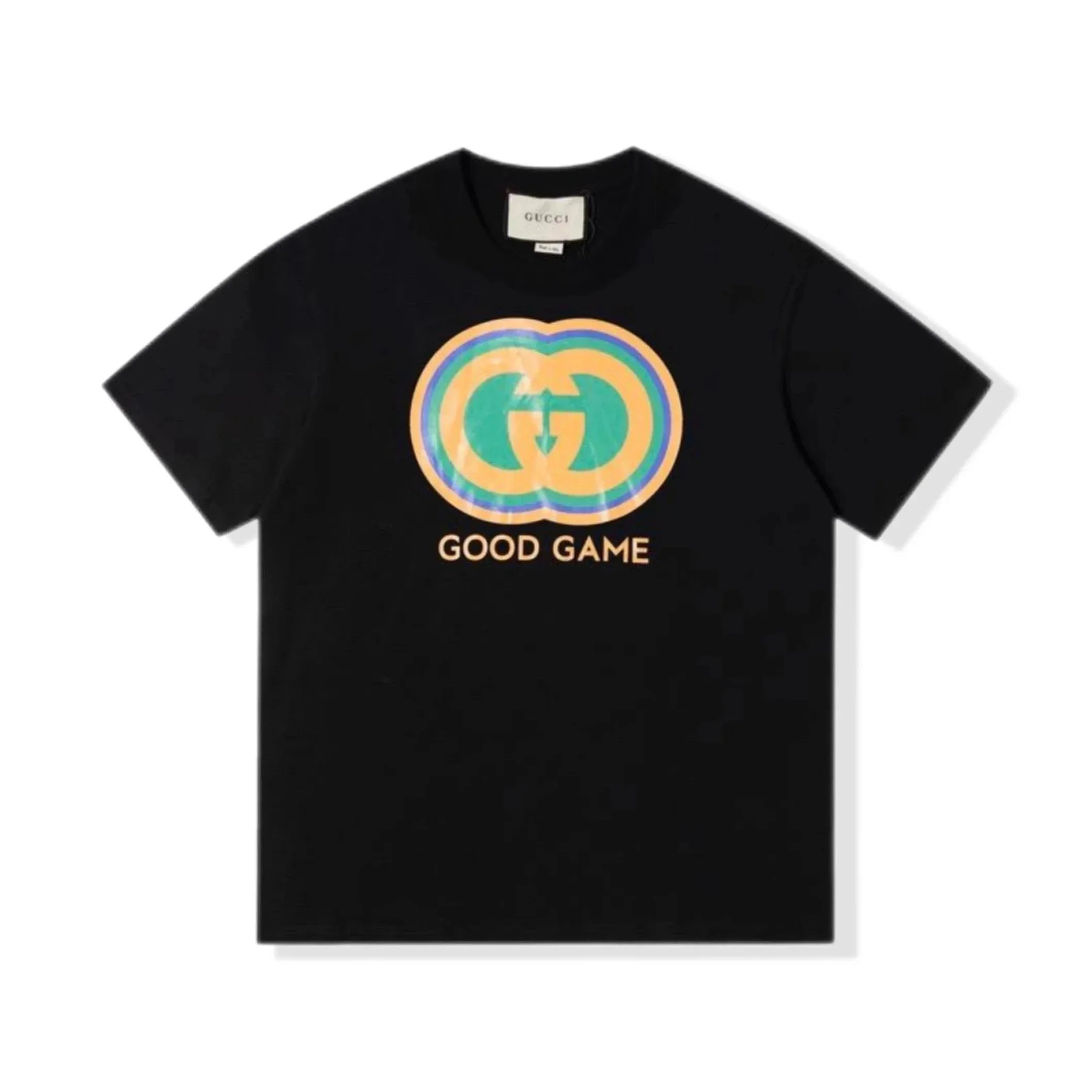 Gucci Shirts Short-Sleeve Polo Shirt with Trefoil Logo — 13