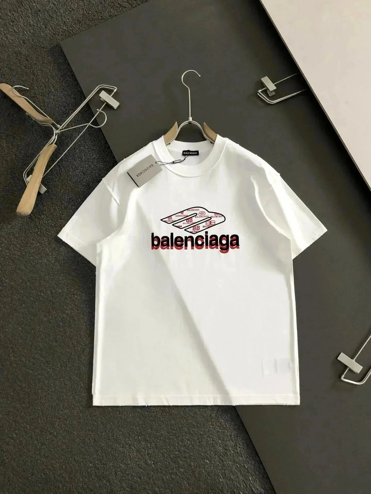 Balenciaga T-Shirts Short-Sleeve Logo Print image 7