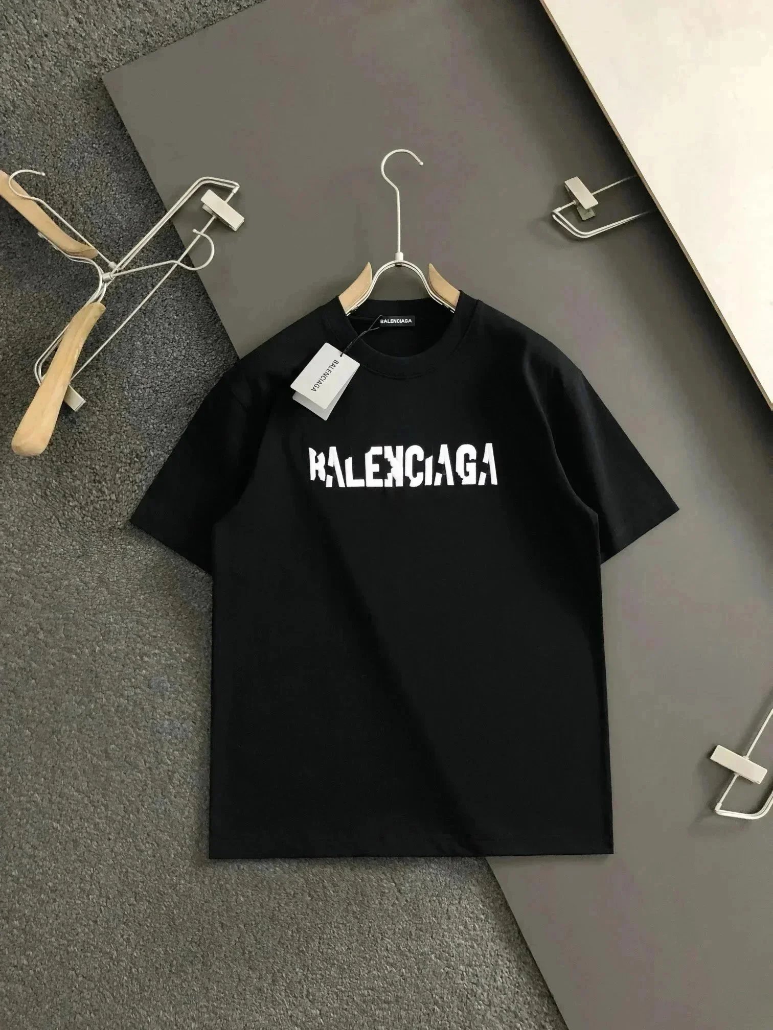 Balenciaga T-Shirts Short-Sleeve Logo Print image 12