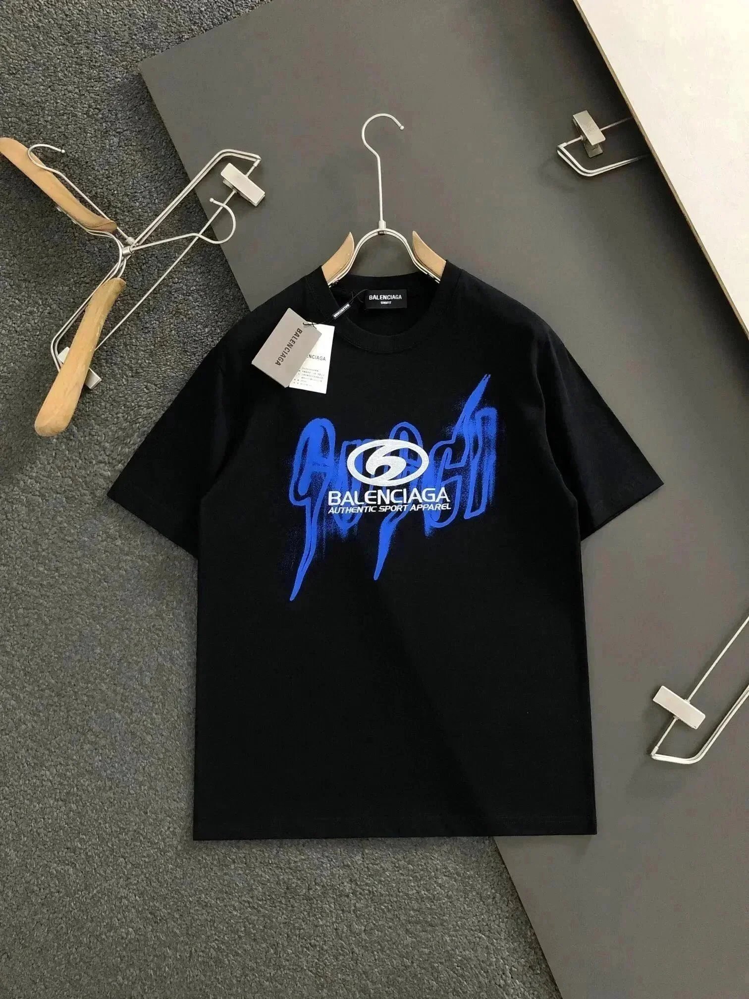 Balenciaga T-Shirts Short-Sleeve Logo Print — 20