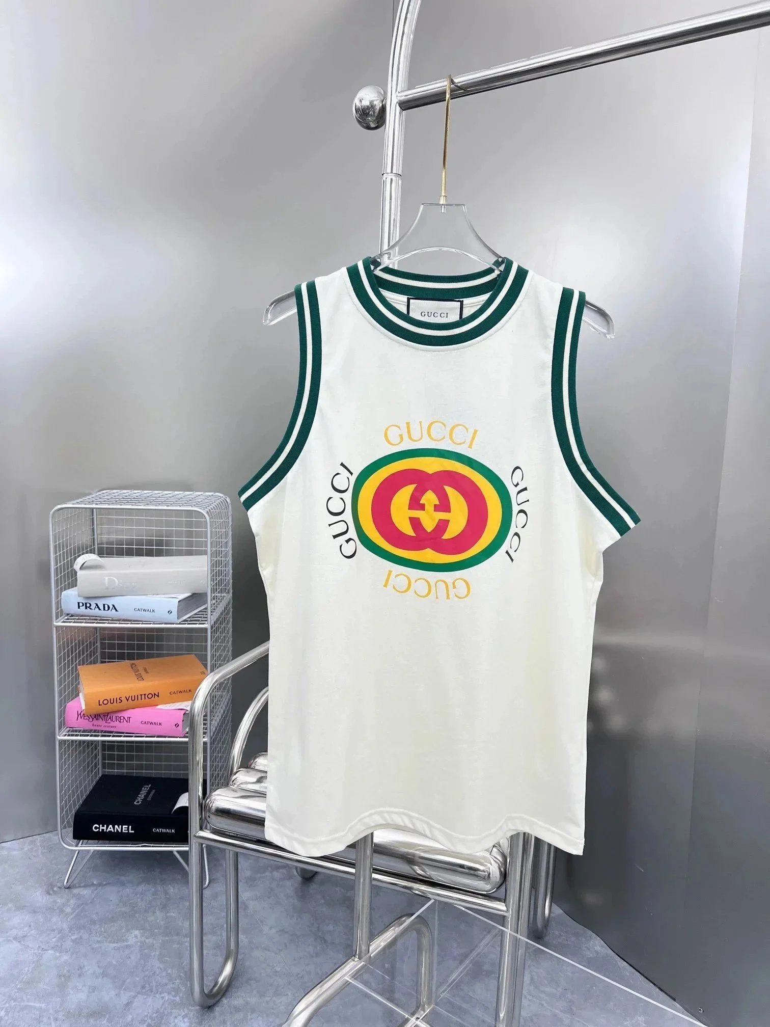 Gucci Shirts Short-Sleeve Polo Shirt with Trefoil Logo image 14