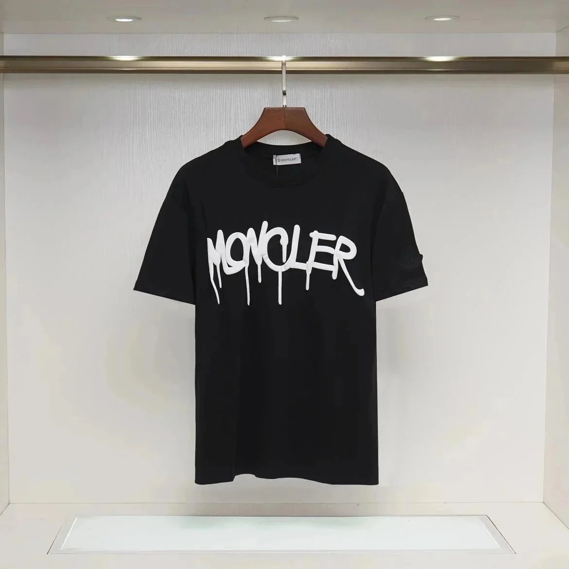 Moncler T-Shirts Graffiti Logo Print image 6