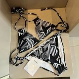Chanel Geometric Print Triangle Bikini Set [19 styles]