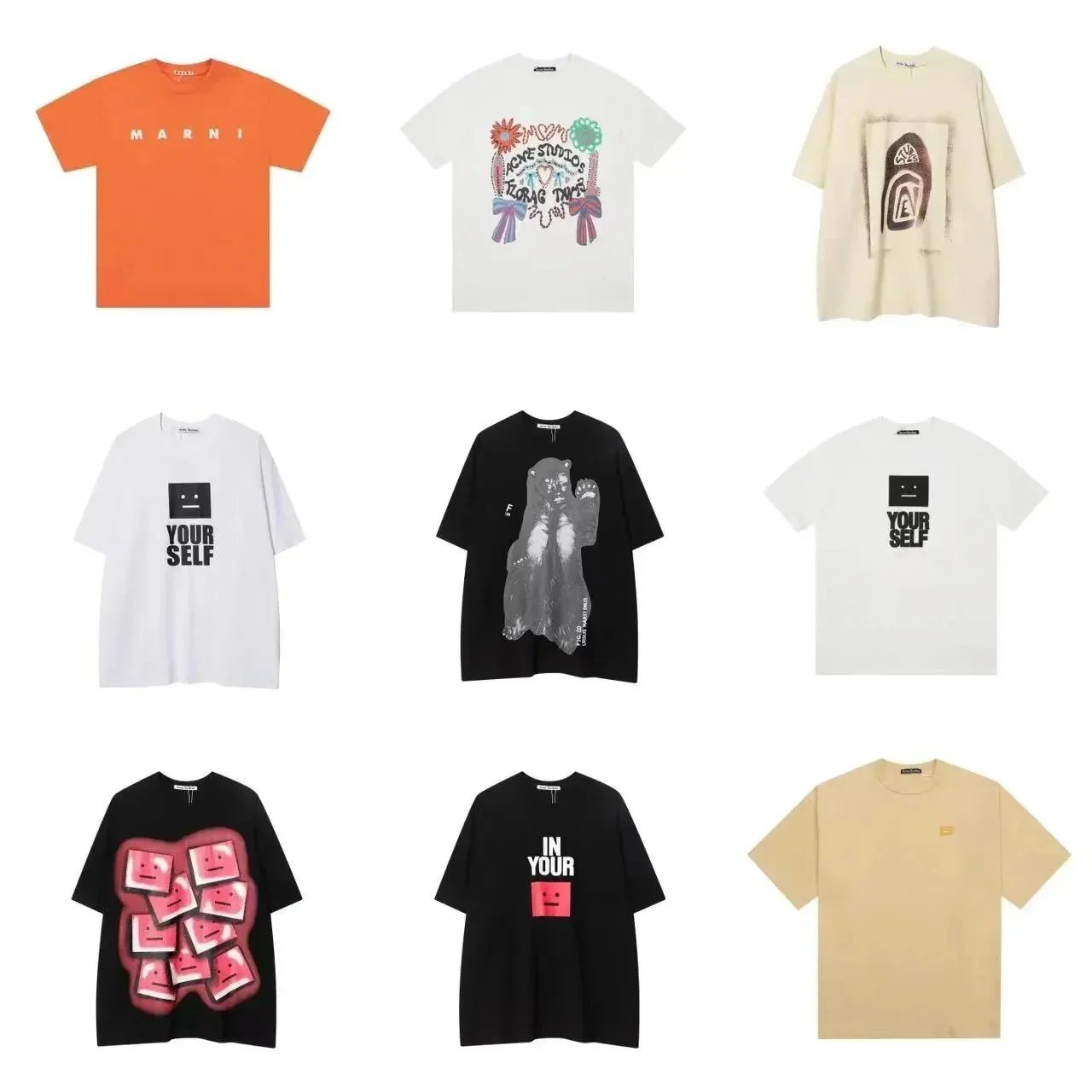 Marni x Acne Studios Collaborative Graphic T-Shirts [31 styles]