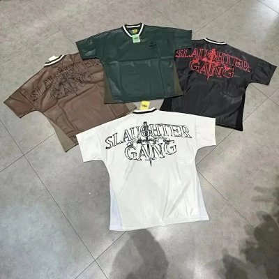 Slaughter Gang V-Neck Graphic T-Shirts [4 styles]