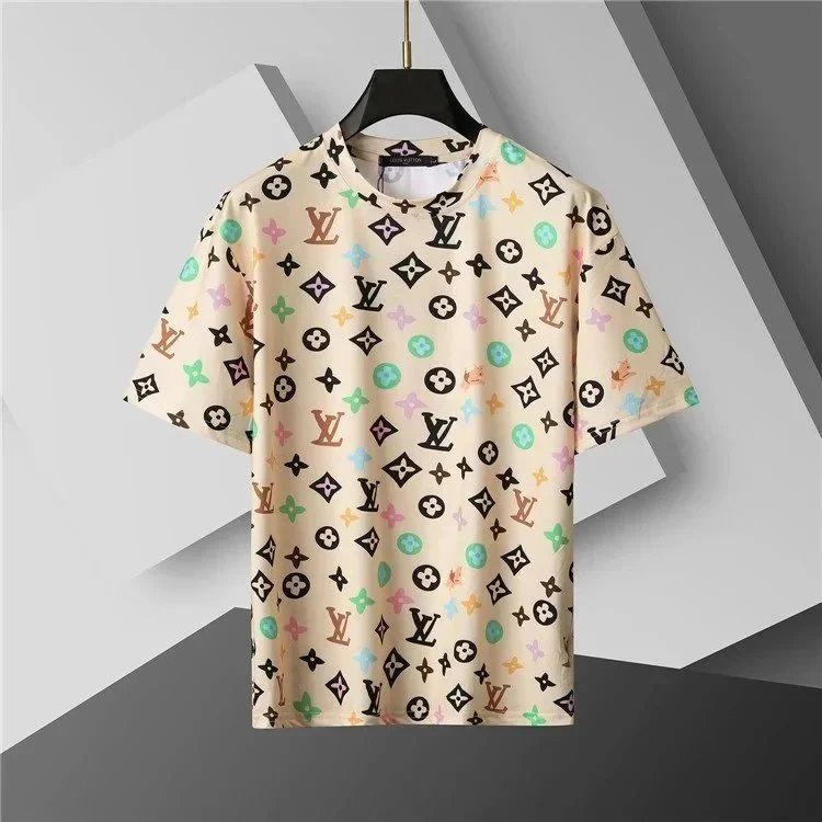 Versace T-Shirts Graphic Logo Print T-Shirt — 33