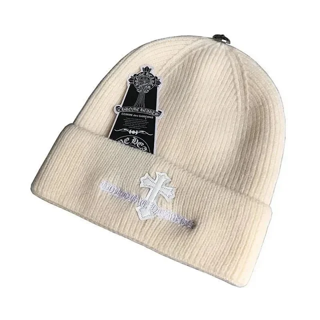 Chrome Hearts Hats Embroidered cross-motif beanie product detail image 30