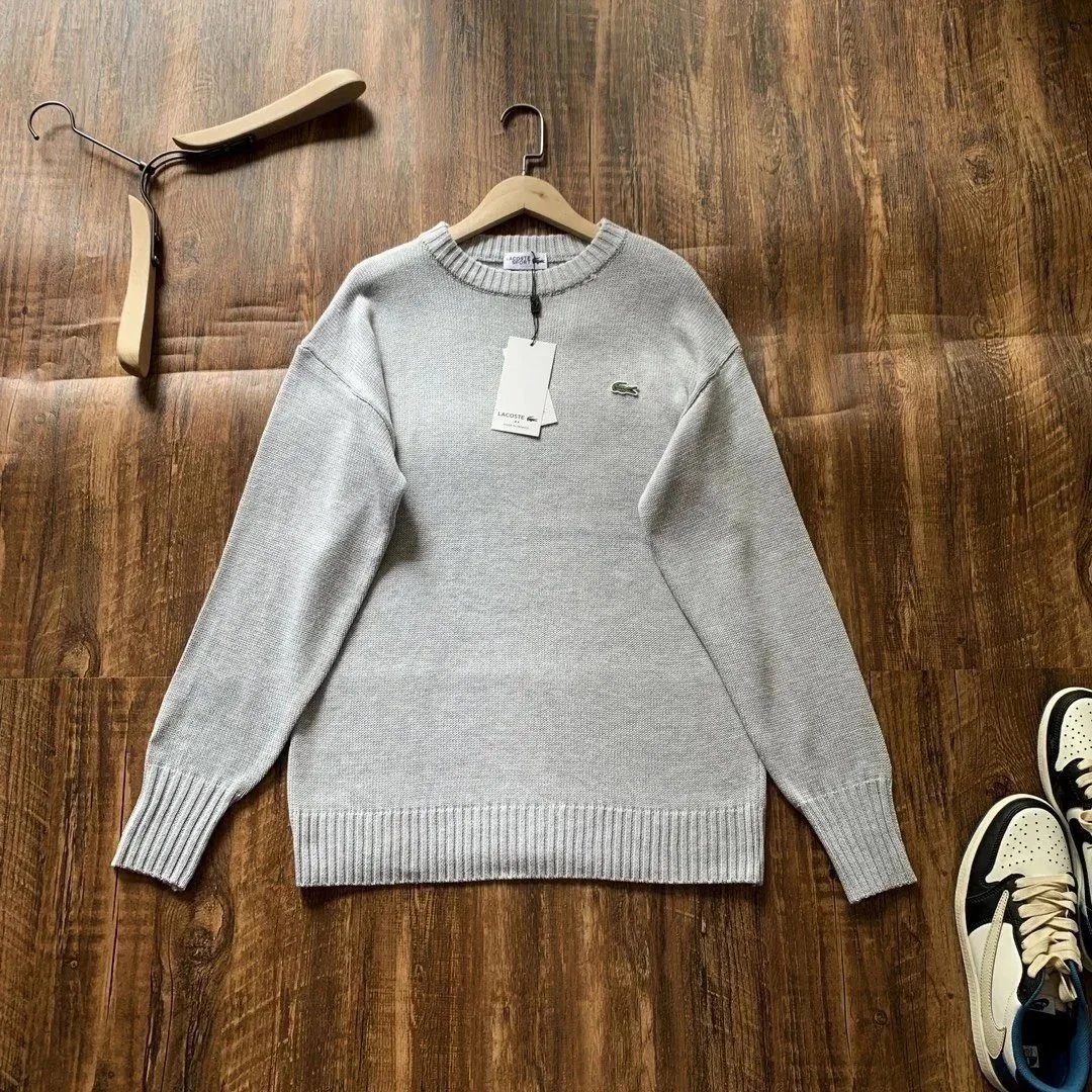 Lacoste Knitwear Crewneck crocodile-logo sweater image 2