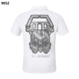 LIL SKULLY Pixel Skull Polo Shirt [40 styles]