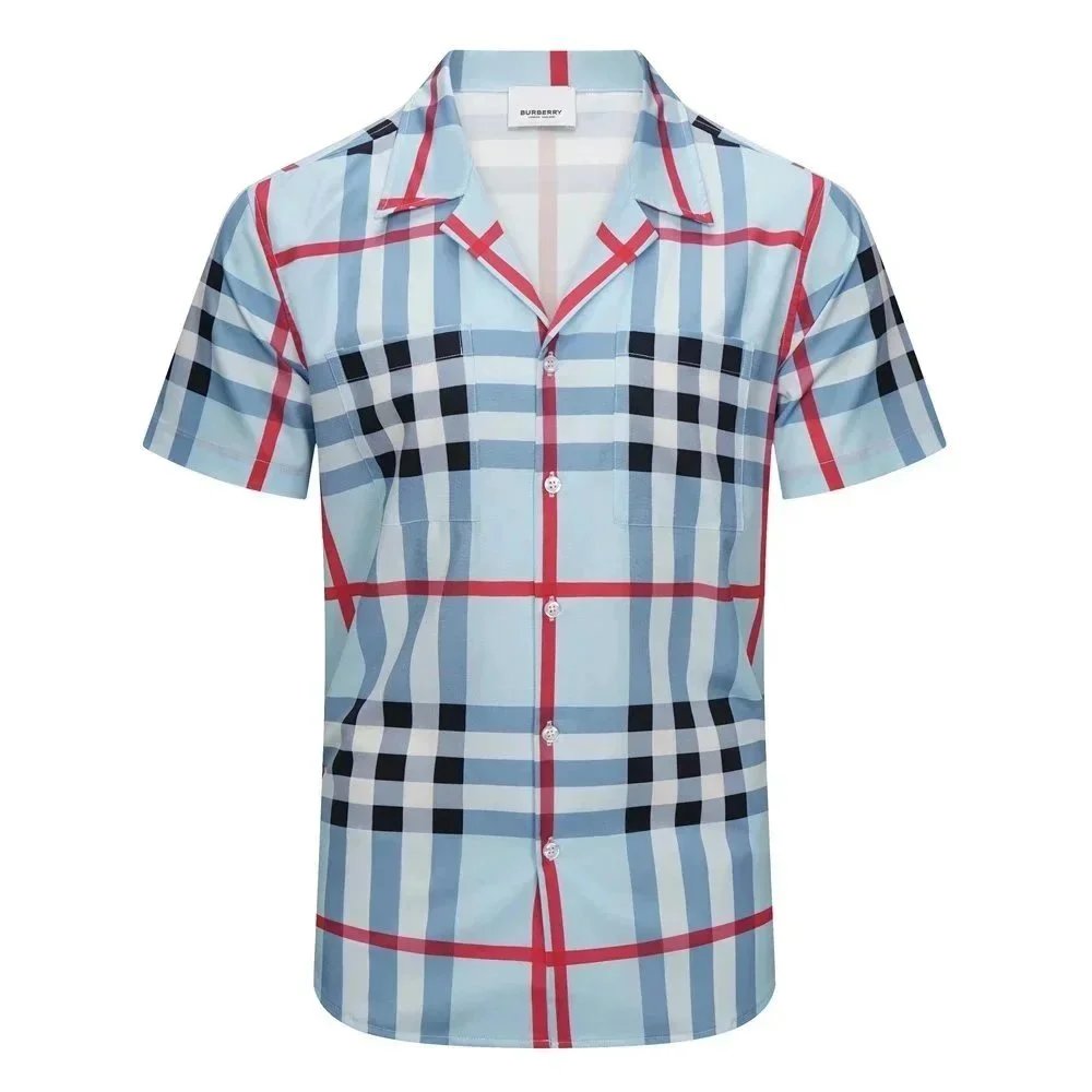 Burberry Shirts Short-Sleeve Check Button-Up Shirt image 9