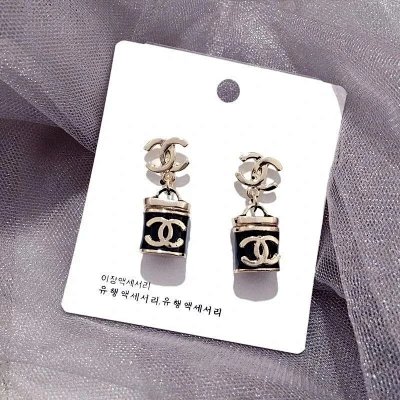 Chanel CC Logo Bag Charm Earrings [2 styles]